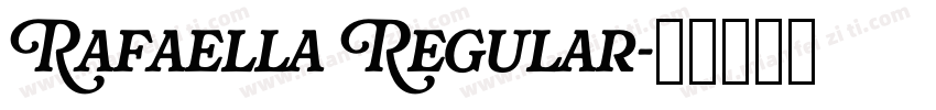 Rafaella Regular字体转换